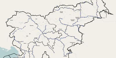 Slovenia tren hartă