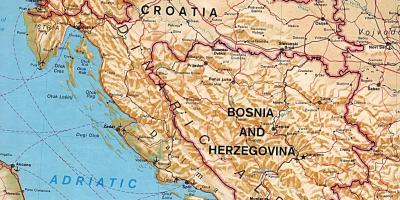 Harta arată Slovenia